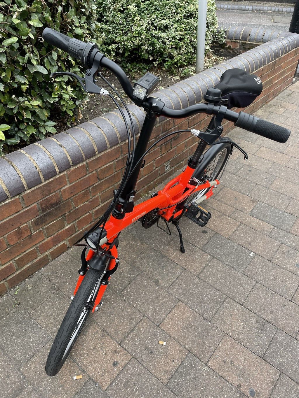 B’Twin Tilt 500 Aluminium 6061 - Orange - Foldable Bike
