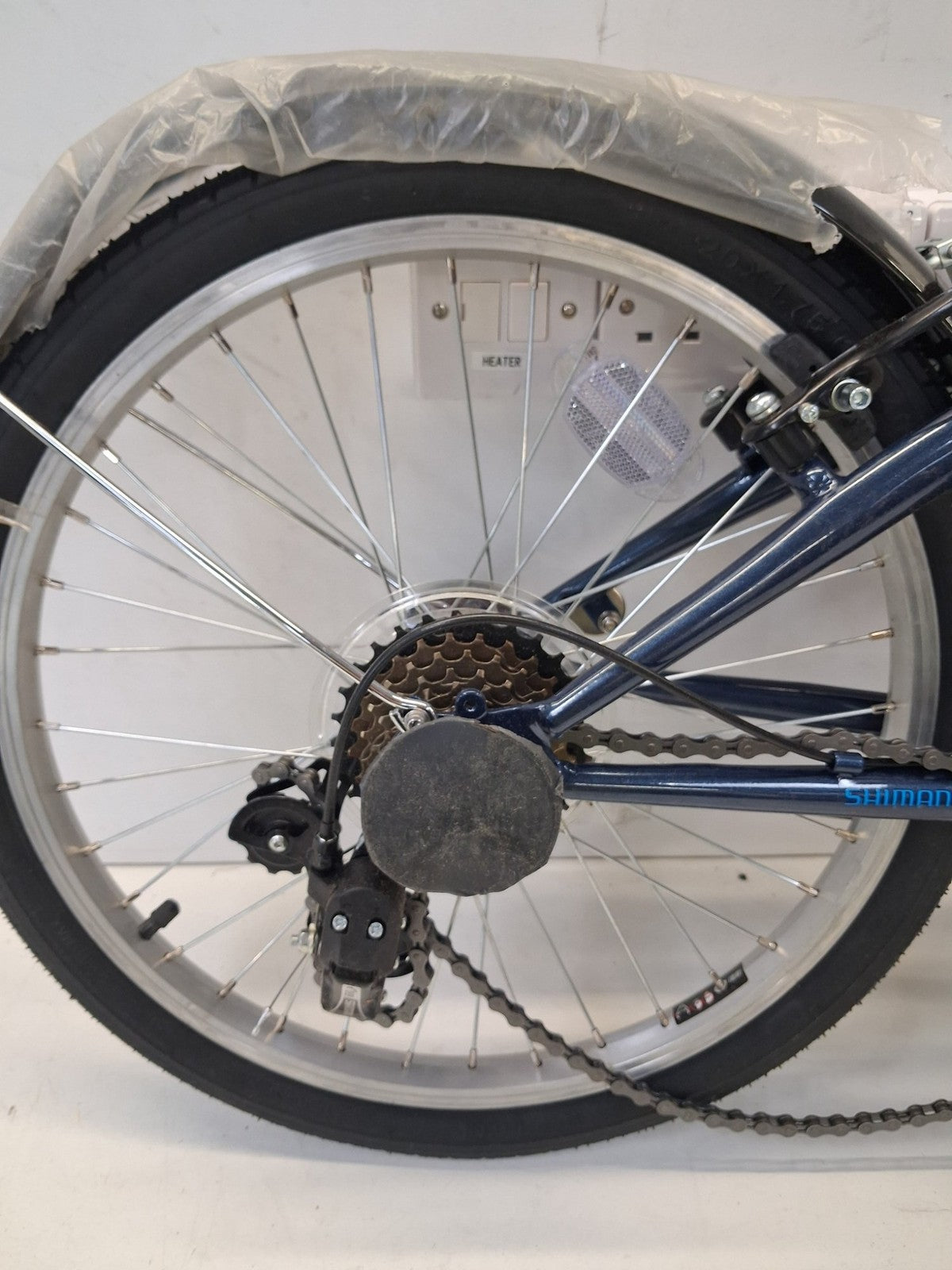 Apollo Transport Compact Folding 20" Wheels 6-Speed Bike - Navy (Dent/Scratched)