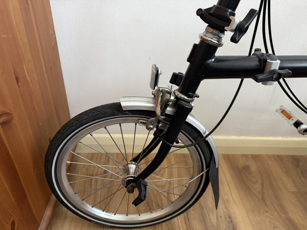 Brompton C Line M3L (3 Speed)  folding bicycle - Black