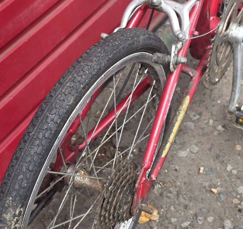 RARE* VINTAGE RUDGE TRANSPORT 7 FOLD UP BIKE BICYCLE (RESTORATION PROJECT)