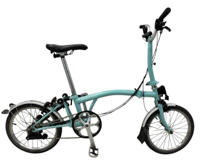 Brompton C Line M6L (6 Speed) folding bicycle - Turkish Green
