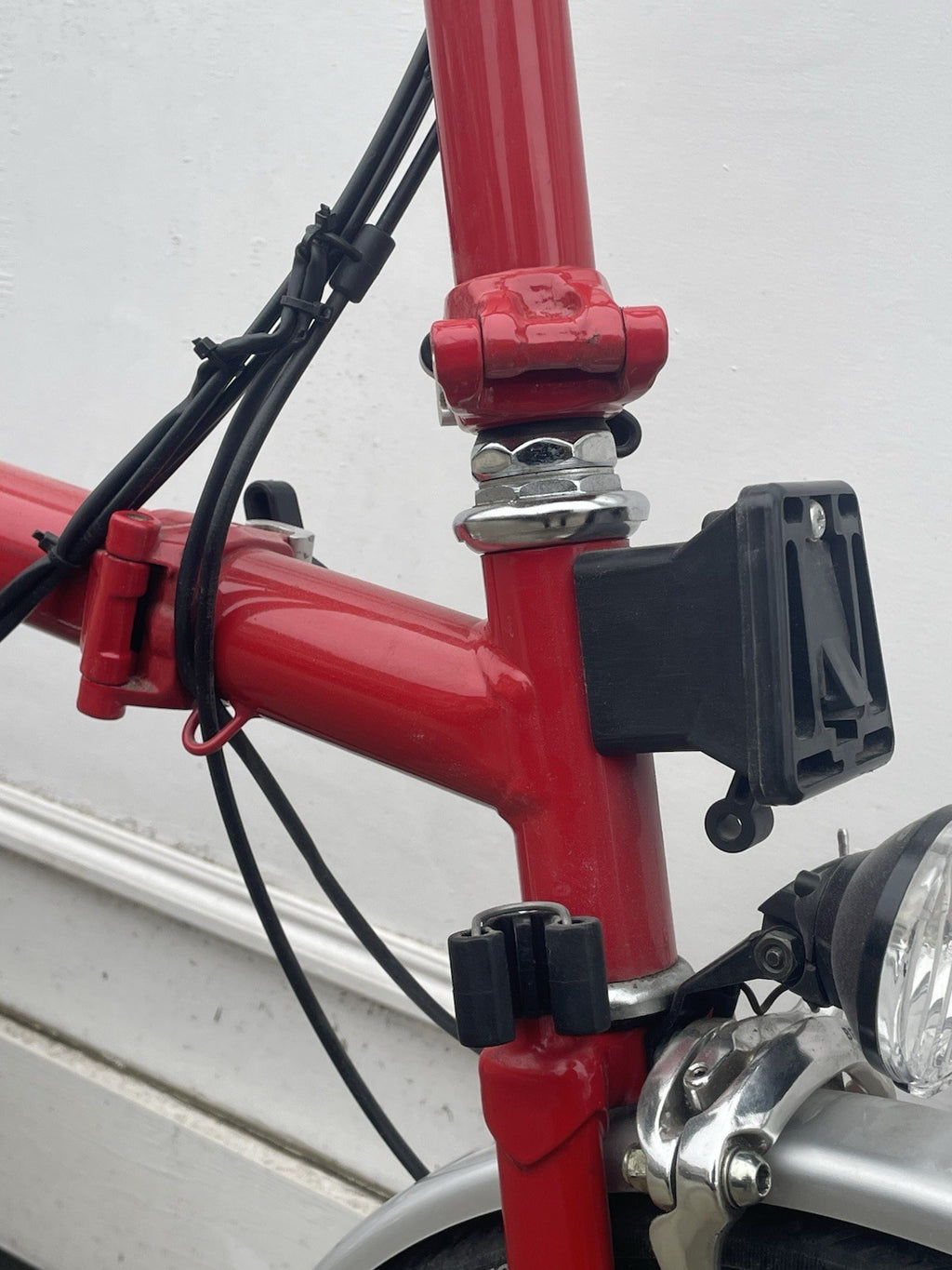 Brompton M6R Folding Bike 6-Speed, Red