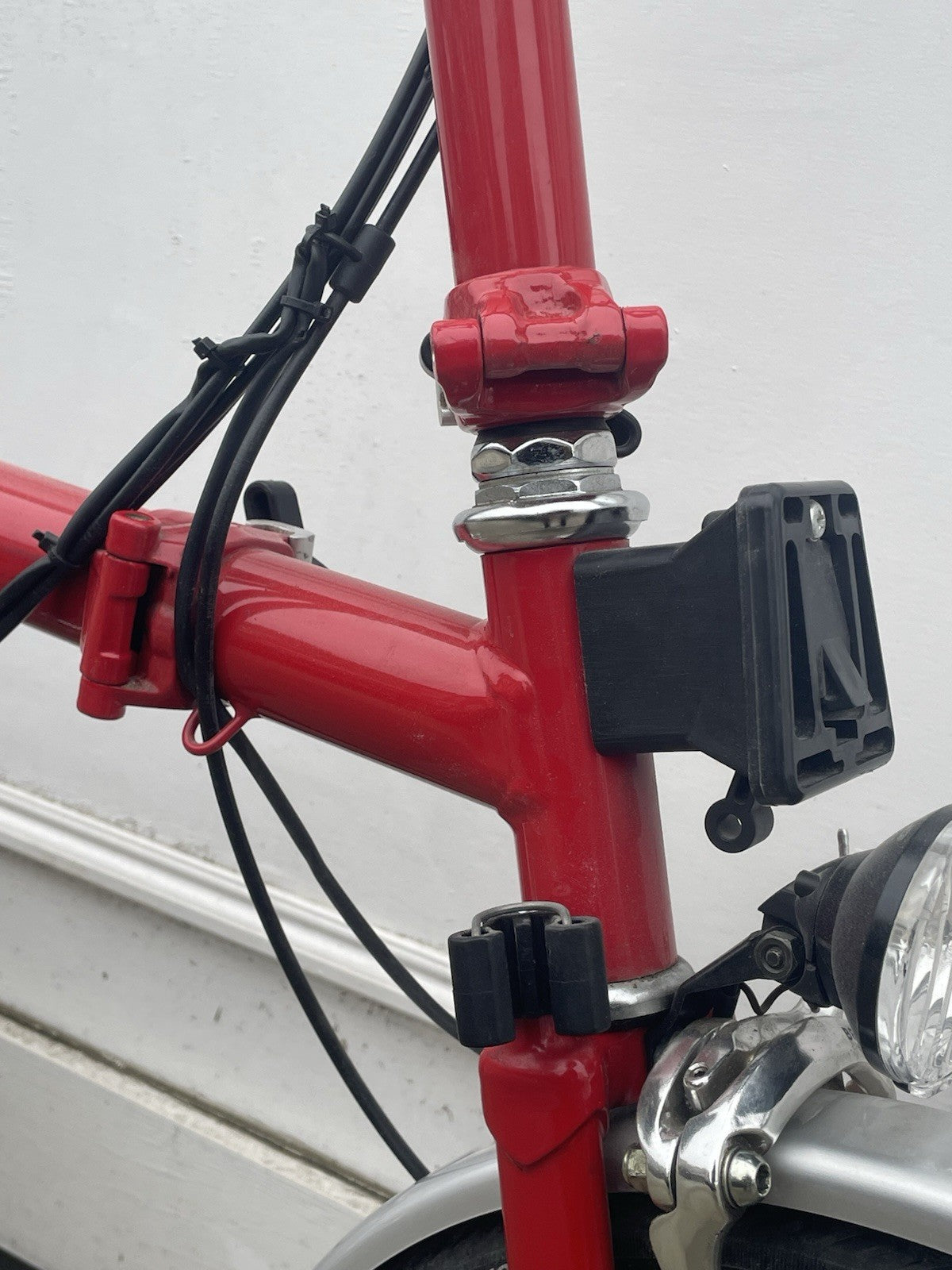 Brompton M6R Folding Bike 6-Speed, Red