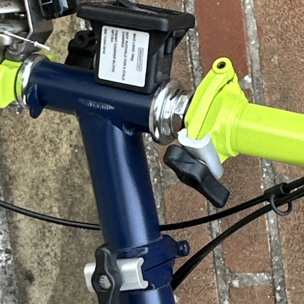Brompton Folding Bike M3L Blue / Lime 2017
