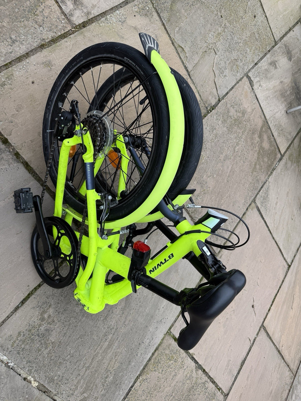 BTWIN Foldable 500 20" Folding Bikes x2, Lightweight, Compact