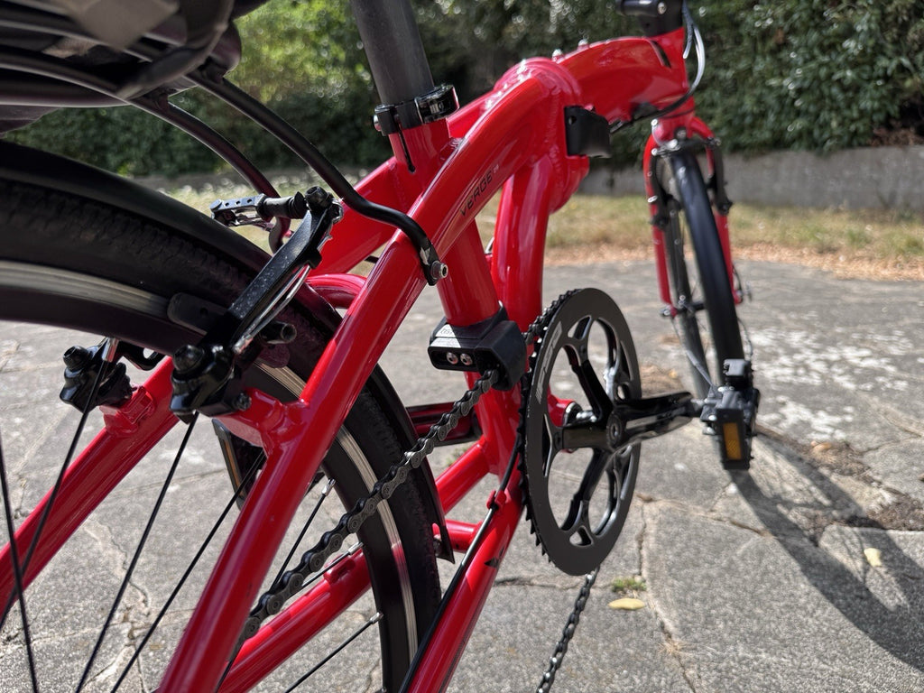 Tern Verge D9 Folding Bicycle Red - In Excellent Condition