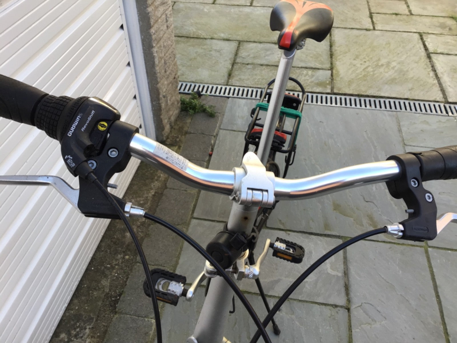 Claud Butler Nimbus Folding Bike - Lightweight Aluminium- Red/black