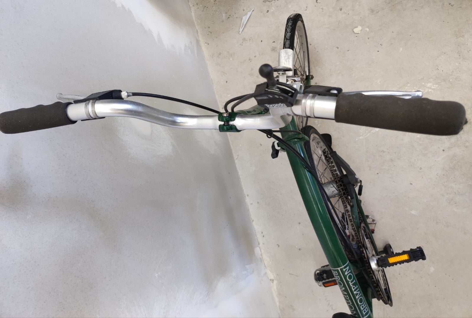 2003 Brampton Classic Green Folding Bike 3 Speed Vintage Retro