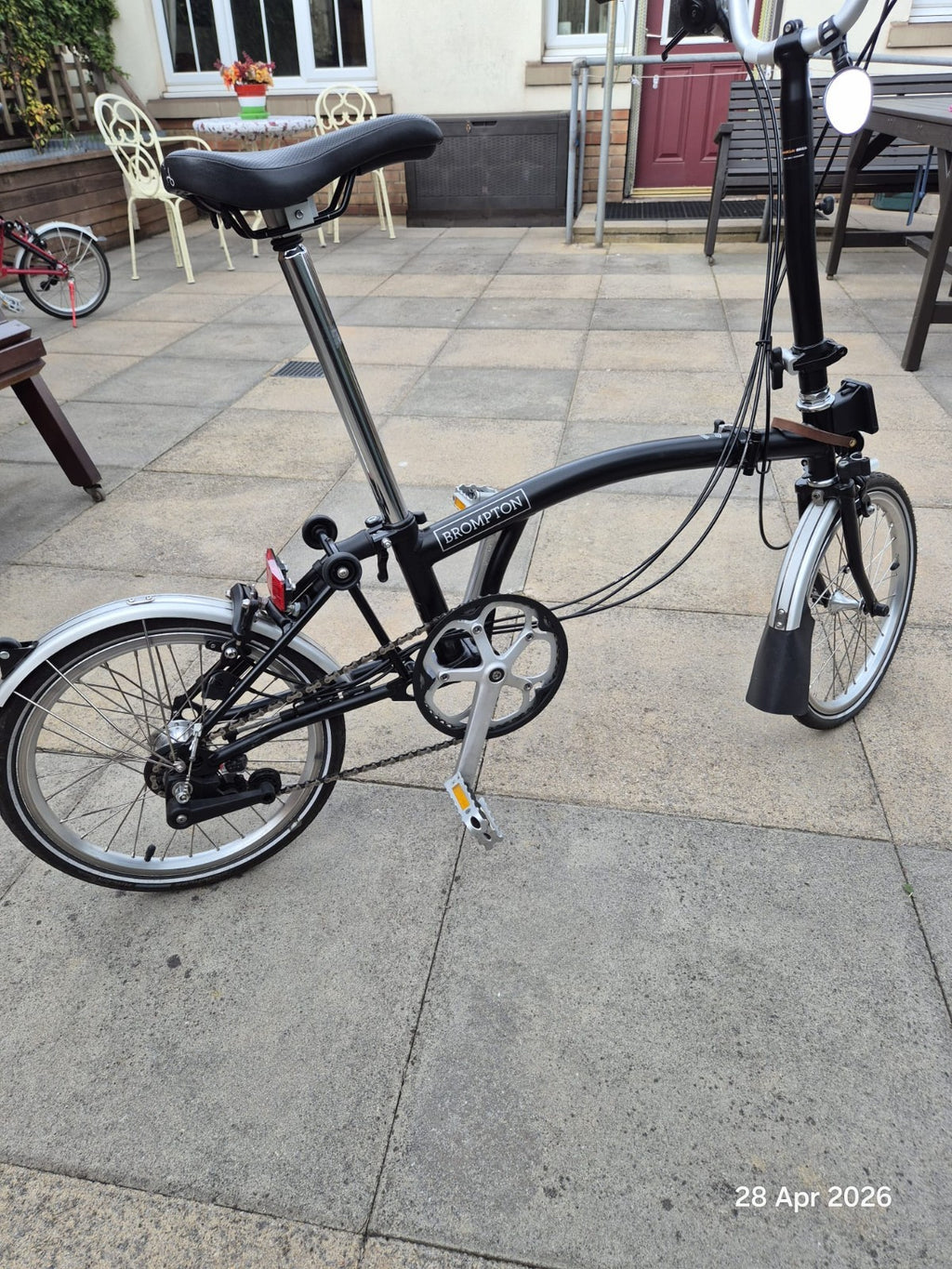 brompton folding bike 3 speed