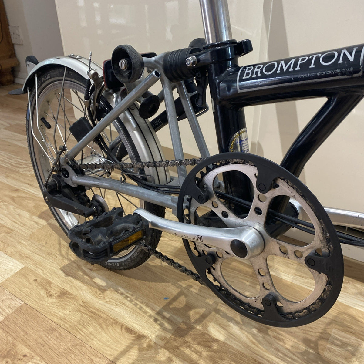 Brompton Folding Bike 3-Speed, Black. Good Condition, Lightly Used.