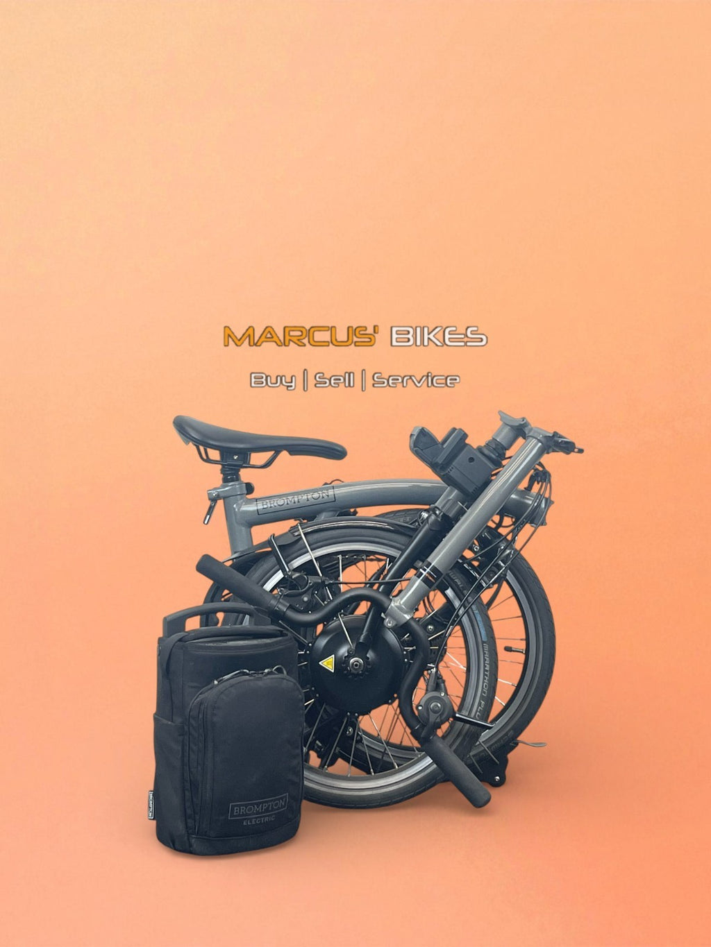 Brompton P Line Urban ElectricBike - Storm Grey