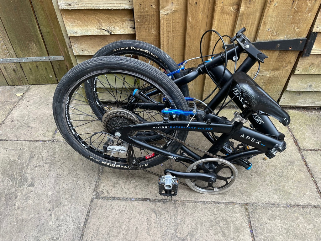 Viking Apex 8 speed folding bicycle with 20" wheels + upgrades