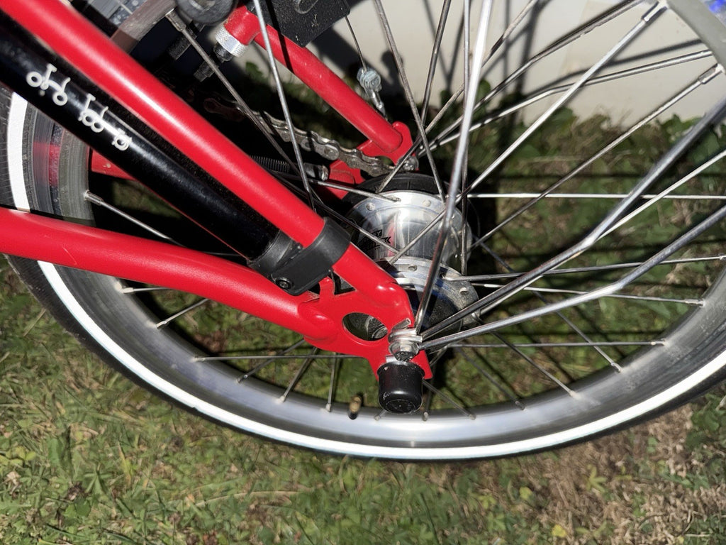 Brompton C Line Explore - House Red. High Handlebars