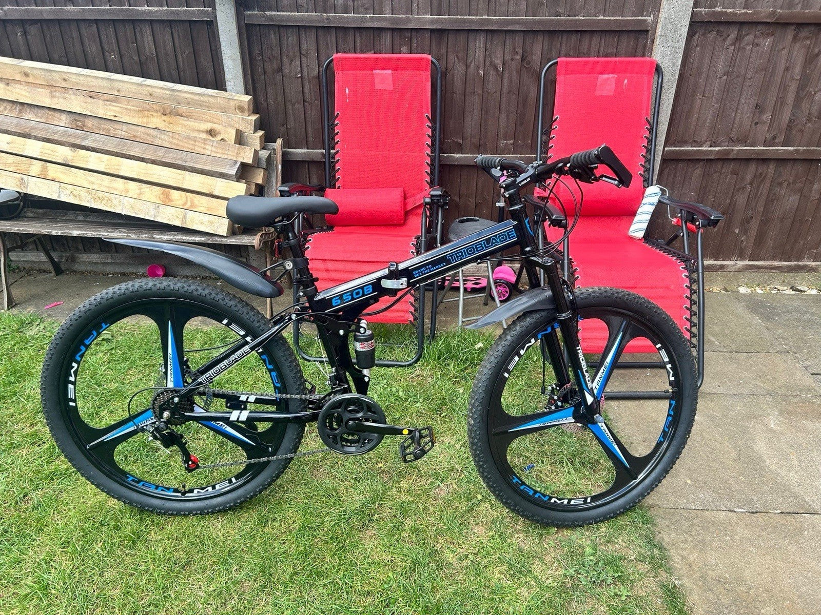 Trioblade 650b Foldable Bicycle 26-inch