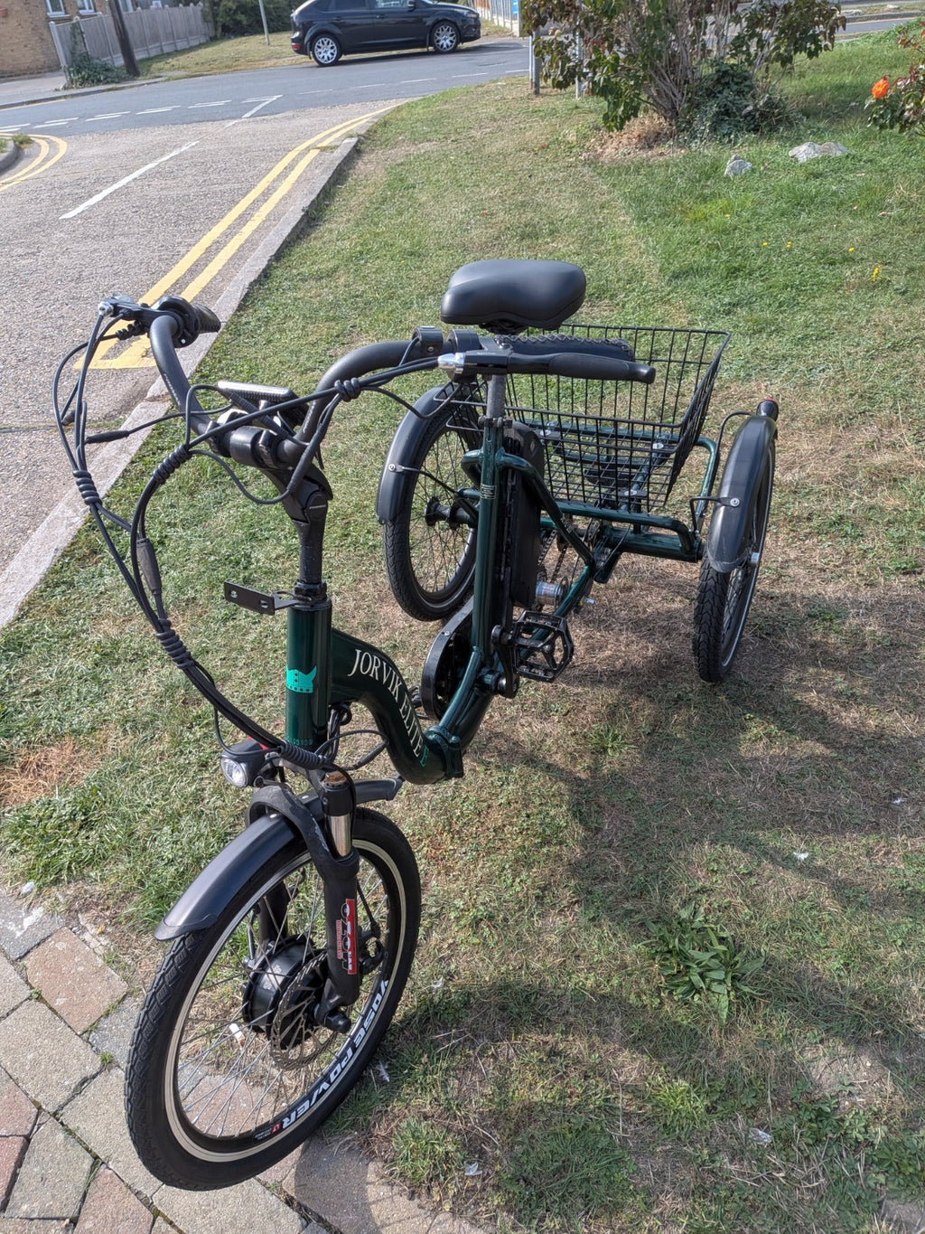 Jorvik JET-E Elite Folding Electric Tricycle,20"New Front motor, Serviced.L@@K