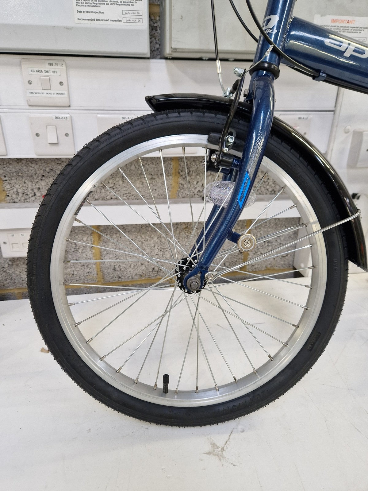Apollo Transport 20in-Wheel 6-Speed Unisex Folding Bike - One Size - Navy A