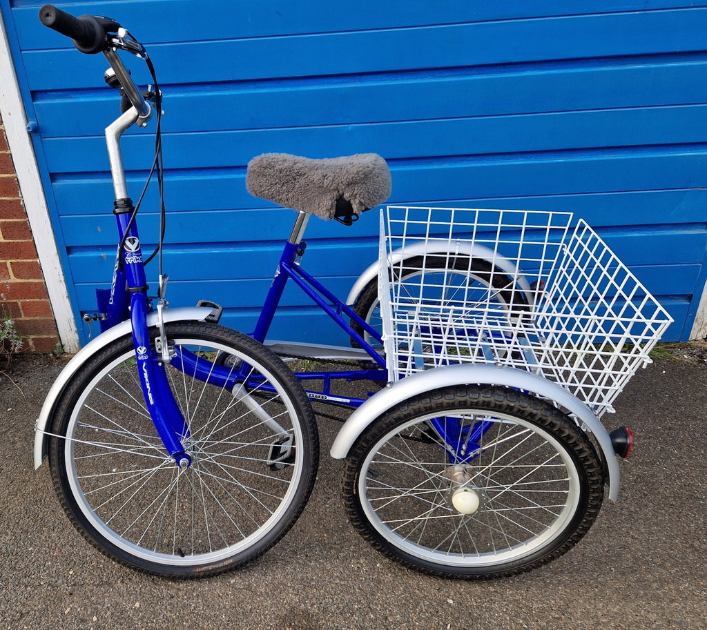 Viking Adult Trike Tricycle Bike Folding 6 Speed Shimano 20" Wheels Basket
