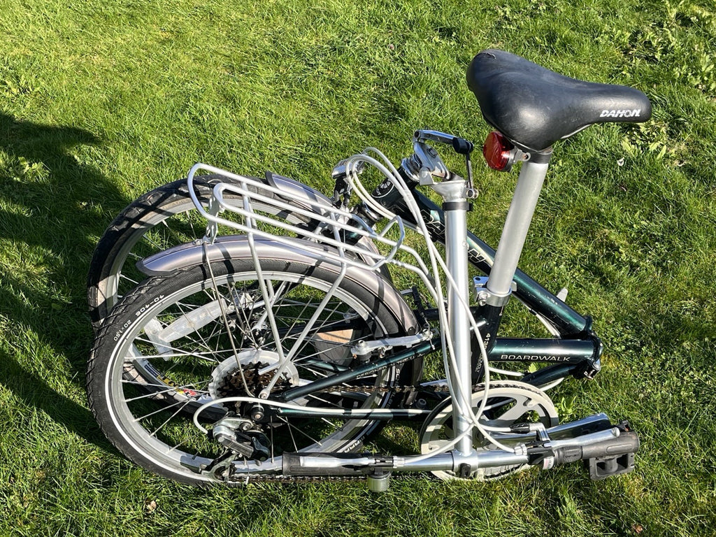 Dahon Broadwalk 6, Green and silver Colour With Rear Carrier.
