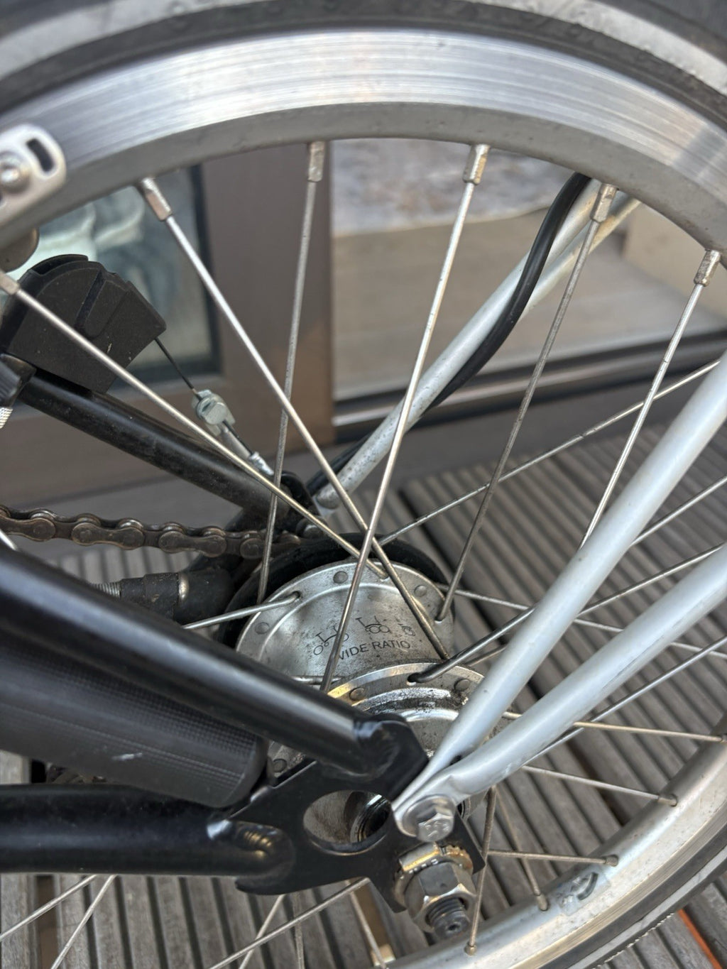 Brompton C Line 6-Speed (2015, M6L config) — Touring Handlebar, Brooks Saddle