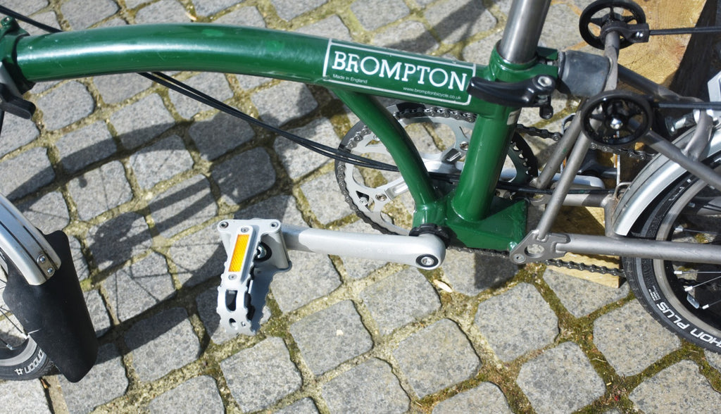 Brompton 4 Speed Titanium Fork Triangle Seat Post Customised Rack Like P Line