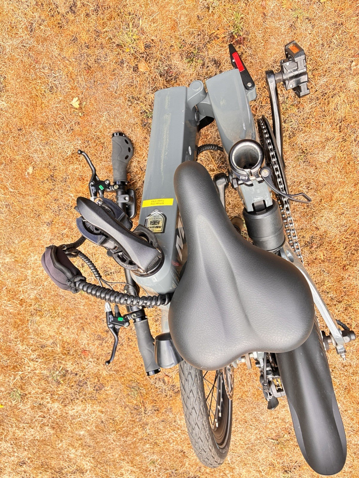 MiRider Folding Bike Grey