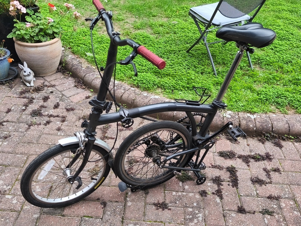 Brompton Folding Bike - 5 spd deraileur - Titanium upgrades