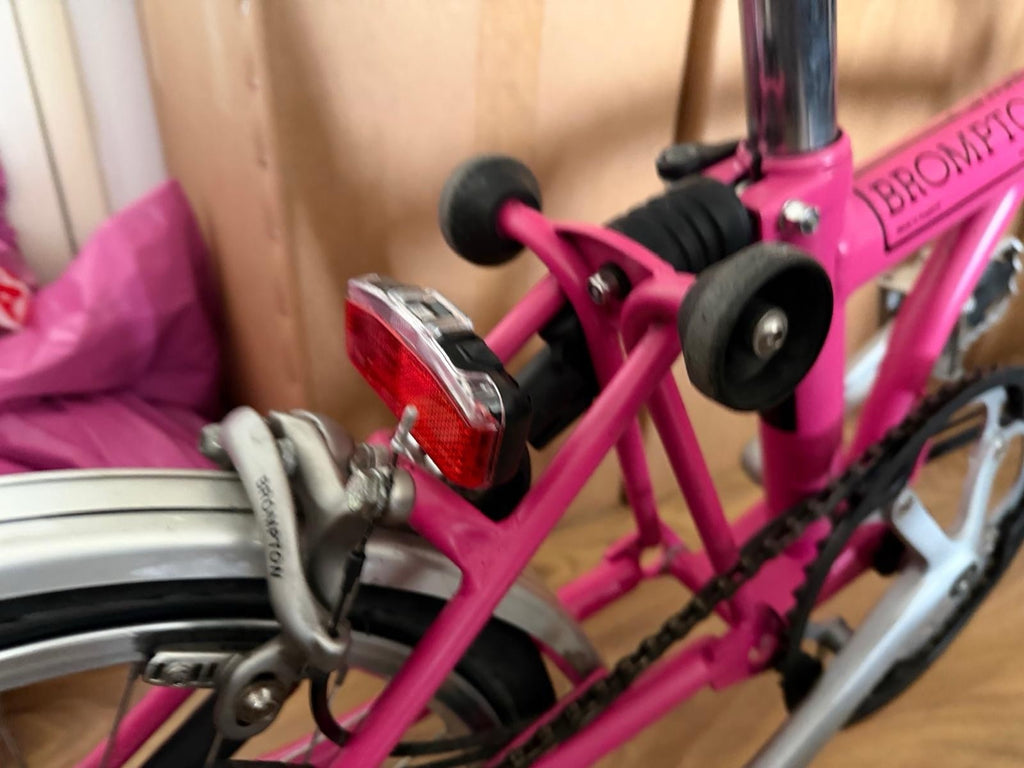 Brompton S6L folding bicycle Pink