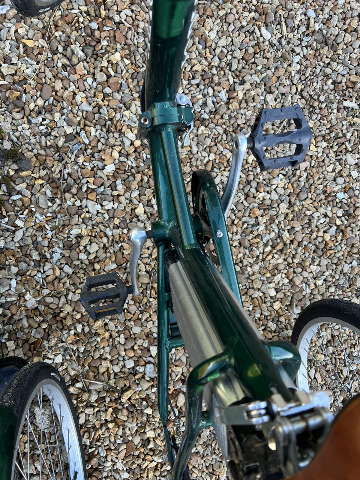 Jorvik Folding Trike / Tricycle Green Powered