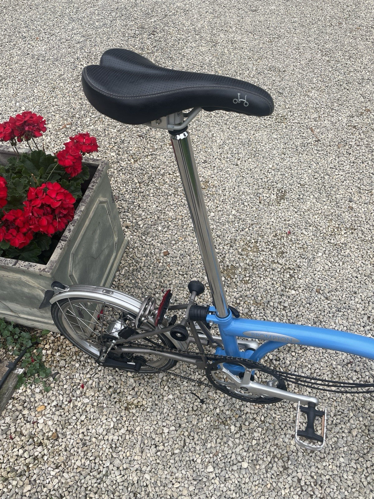 Brompton M6L-X Superlight Titanium 6 Speed - Tempest Blue - Excellent Condition