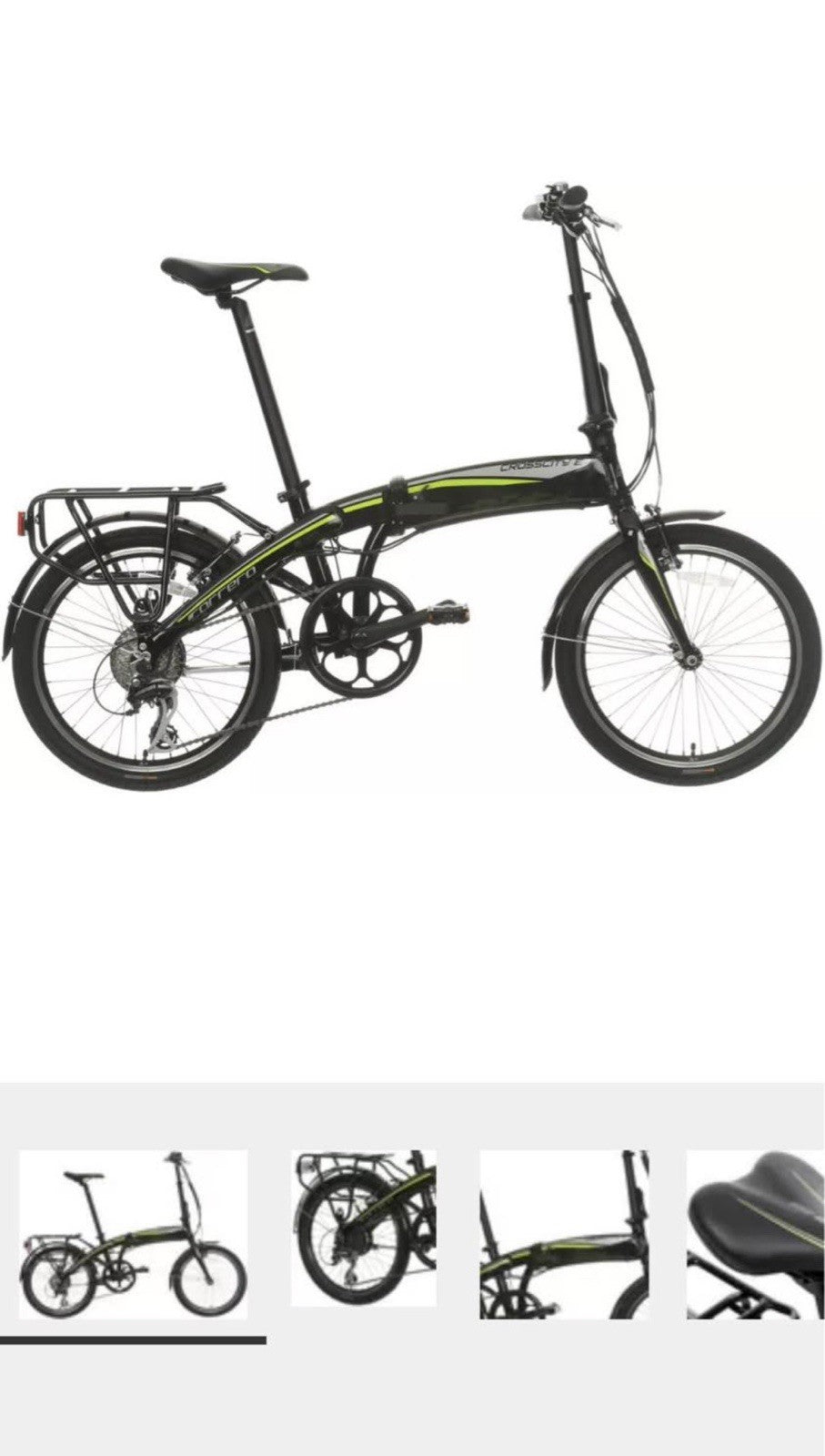 CARRERA CROSSCITY E FOLDING BIKE HARDLY USED IN EXCELLENT CONDITION