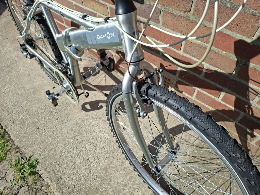 DAHON Espresso Folding Bike 26in Aluminium Derailleur V-Brake Silver