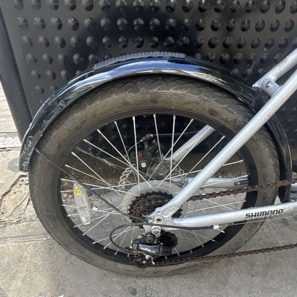 Challenge Urban Camper Folding Bike 20in Mechanical Disc Brakes Silver/Black