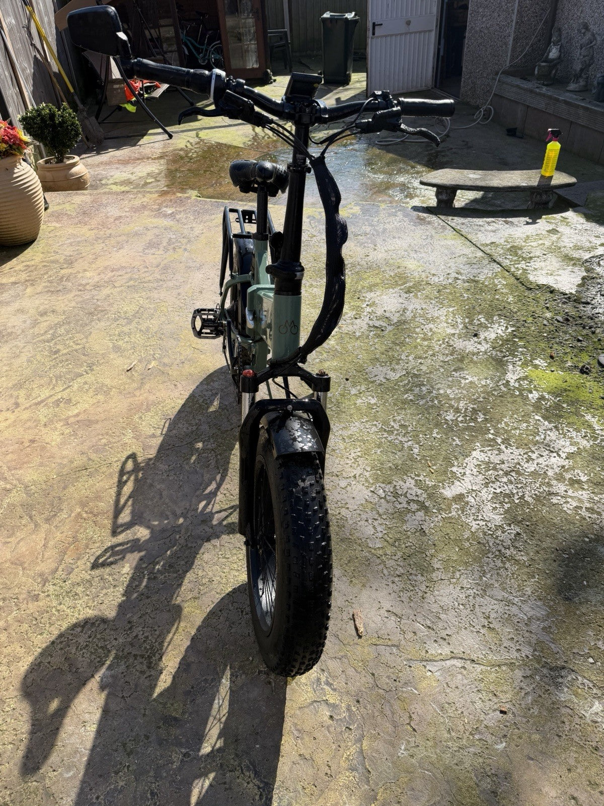 Mate x Bike Folding Green Bike On Off Road