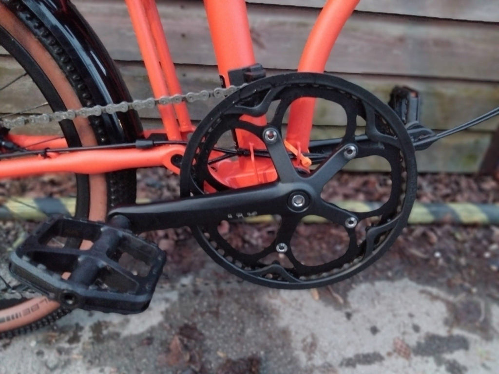 Brompton G Line Folding Bike, large , Adventure Orange, 8 Speed Alfine