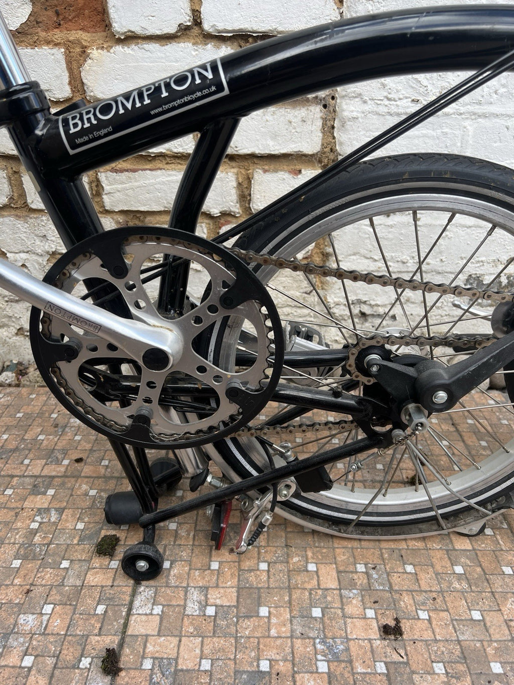Brompton Folding Bike 3-Speed, Black