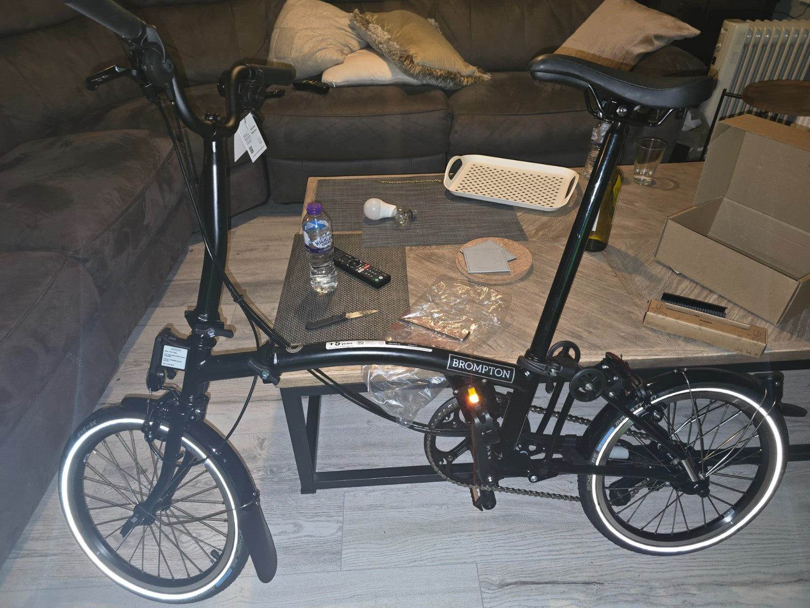 Brompton 2026 C Line - 12 Speed - Matt Black 2026 - Medium