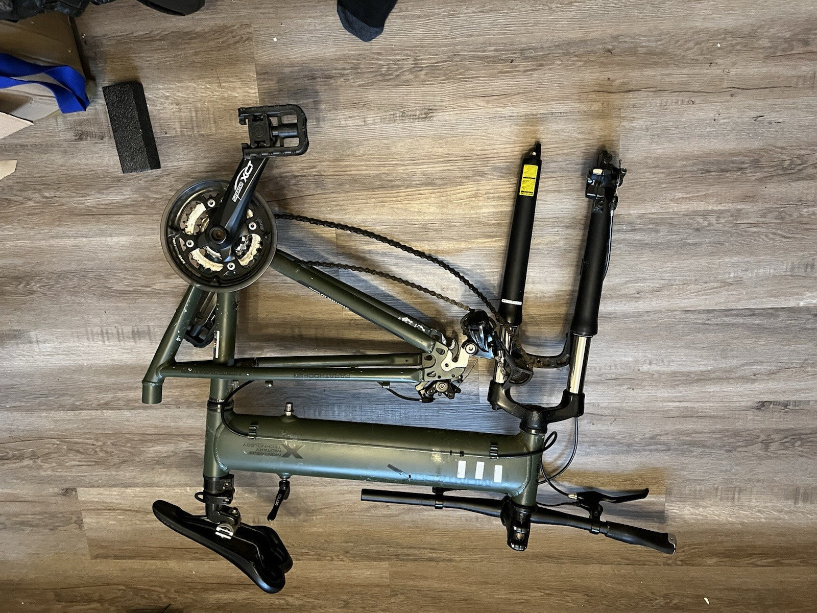 Montague Paratrooper Folding Mountain Bike Frame Only