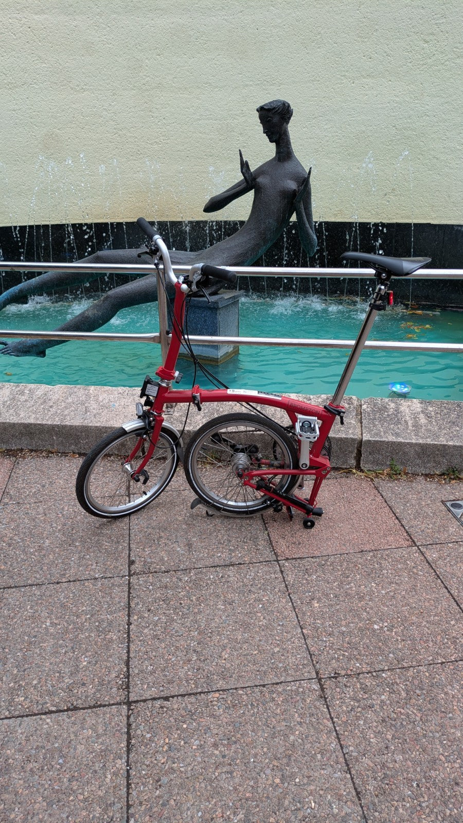 Brompton M6L Red House Silver Edition 2022 Foldable Bike RRP £1415