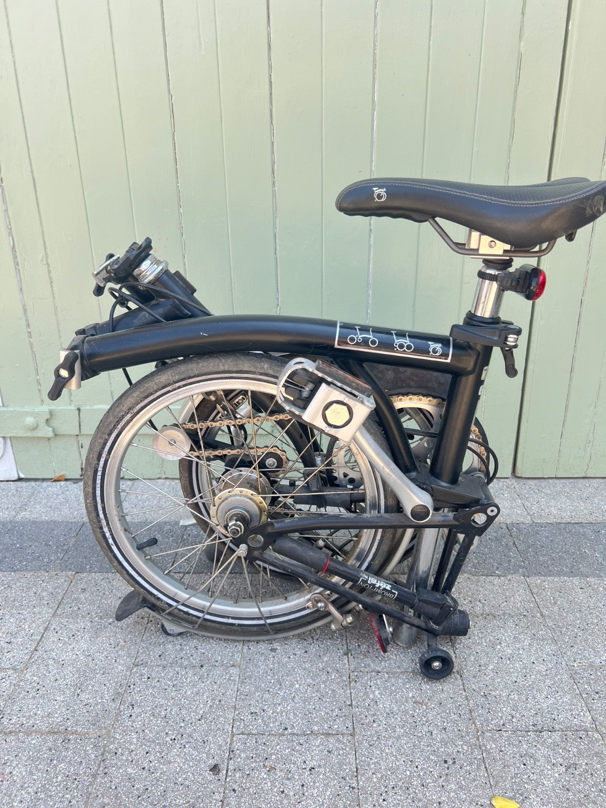 Brompton M3L Folding Bicycle – Black – 3 Speed – Excellent Condition