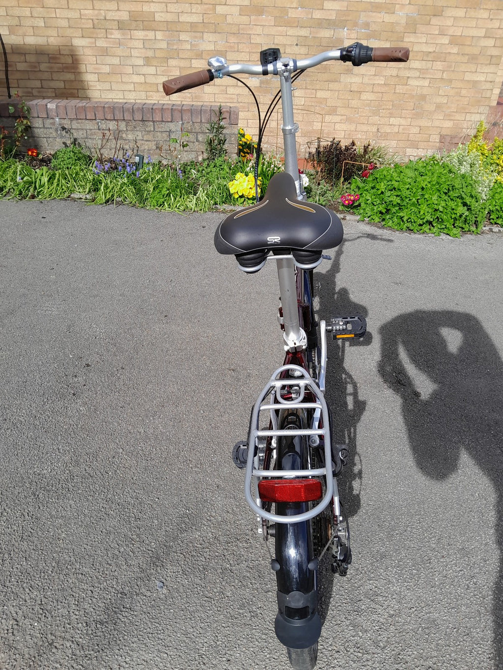 Bickerton Argent 1707 Mark B folding bicycle, red, 7 gears, gel saddle
