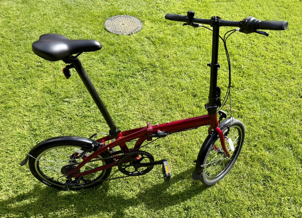 Tern Link A7 Folding Bike - Metallic Red - Rarely Used - Excellent Condition