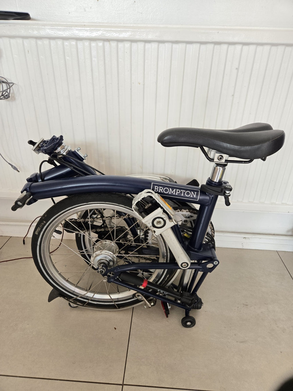 2017 Brompton 6-Speed Folding Bike Navy blue