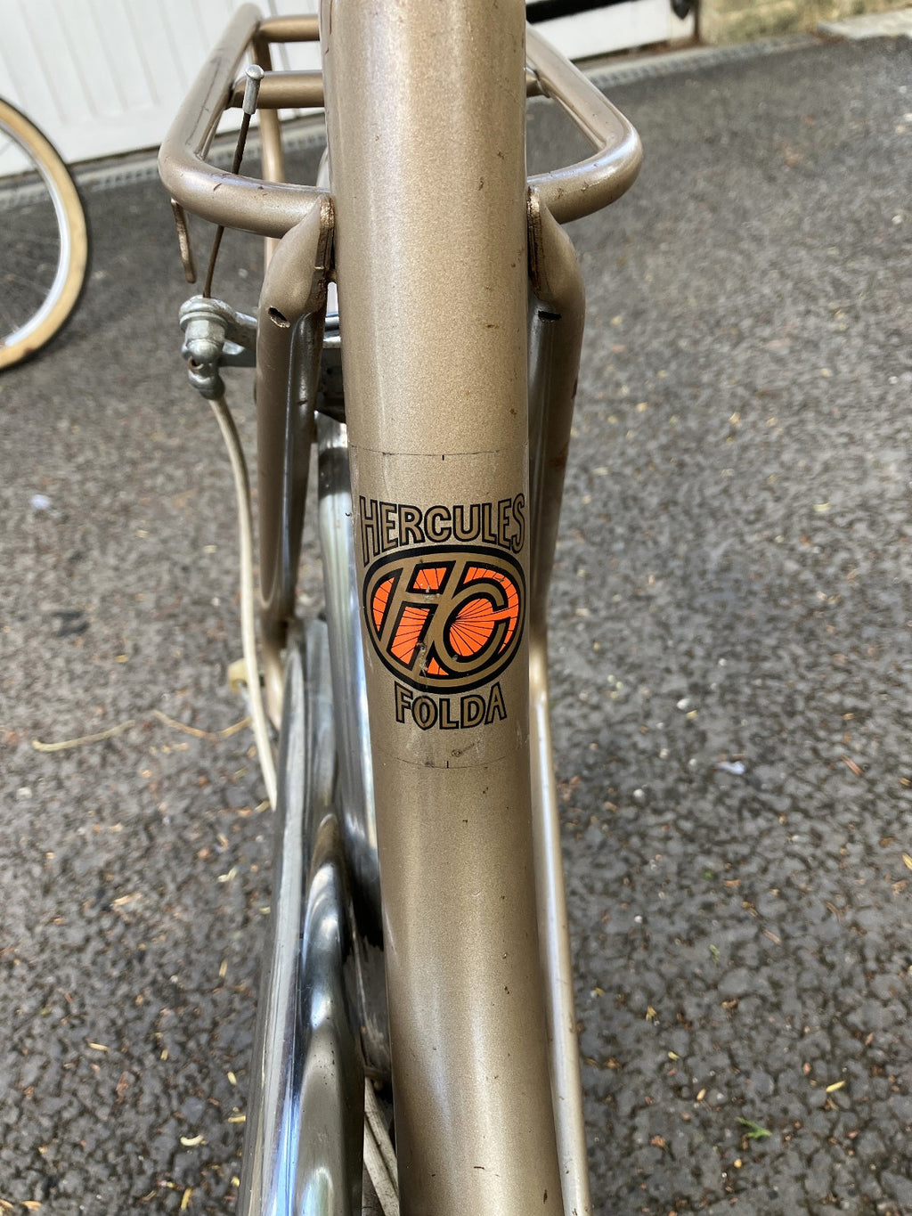 2x Hercules of Nottingham England Folda Folding Bicycles c1970's
