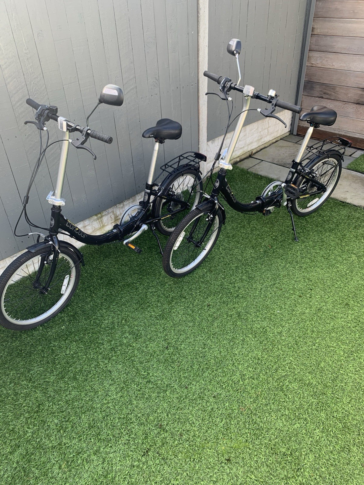 Apollo Contour Unisex Folding Bike 7 Speed, Black, 20" Wheels,