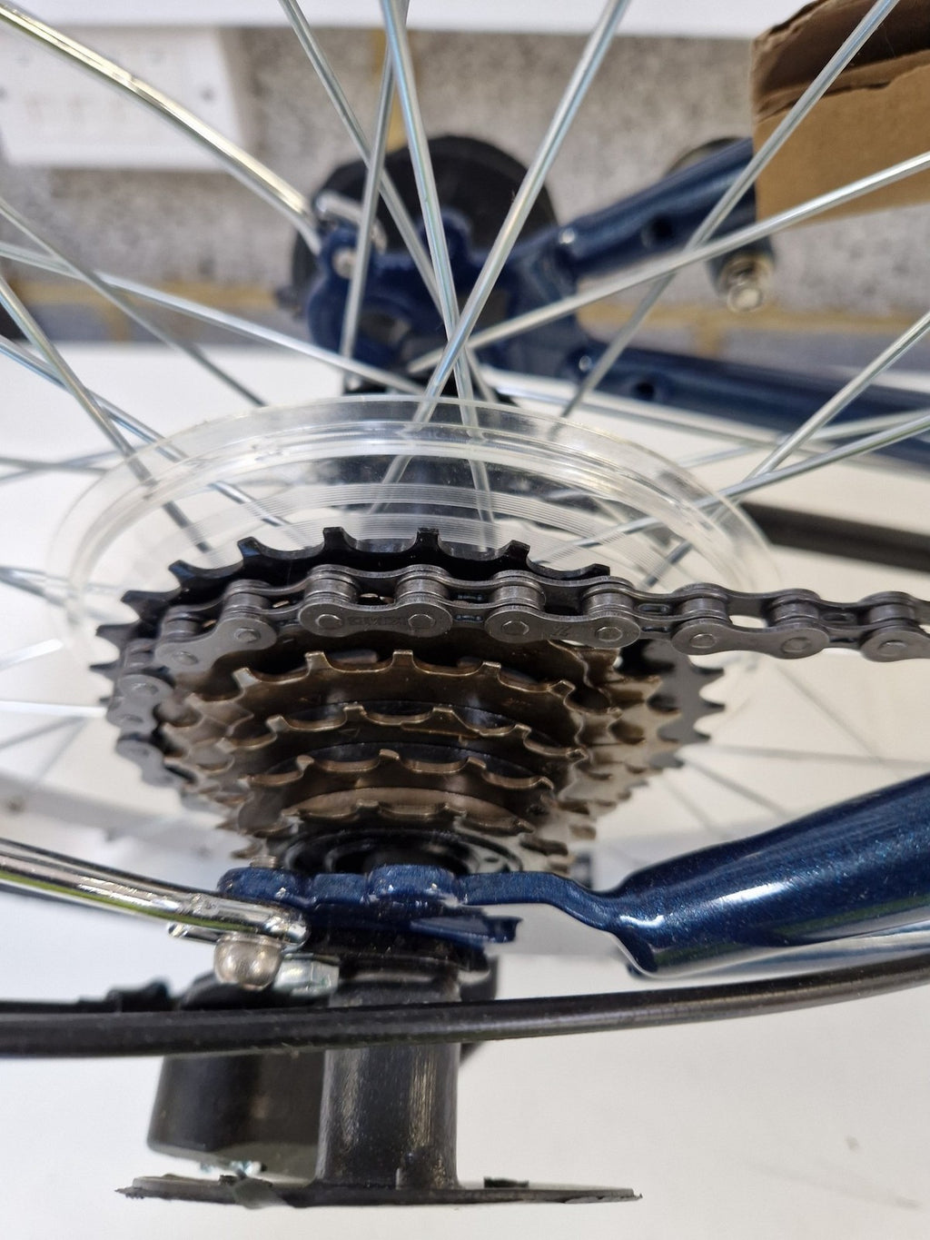Apollo Transport Compact Folding 20" Wheels Steel 6-Speed Bike - Navy [Marked]