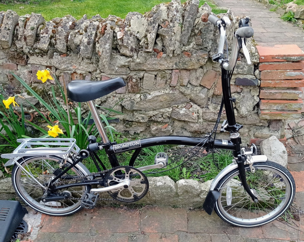 Brompton folding bike 3 speed M3L - black- FREE Delivery to Oxford