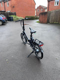 Raleigh Stow-E-Way Folding Bike In Dark Blue Designed to be packed away