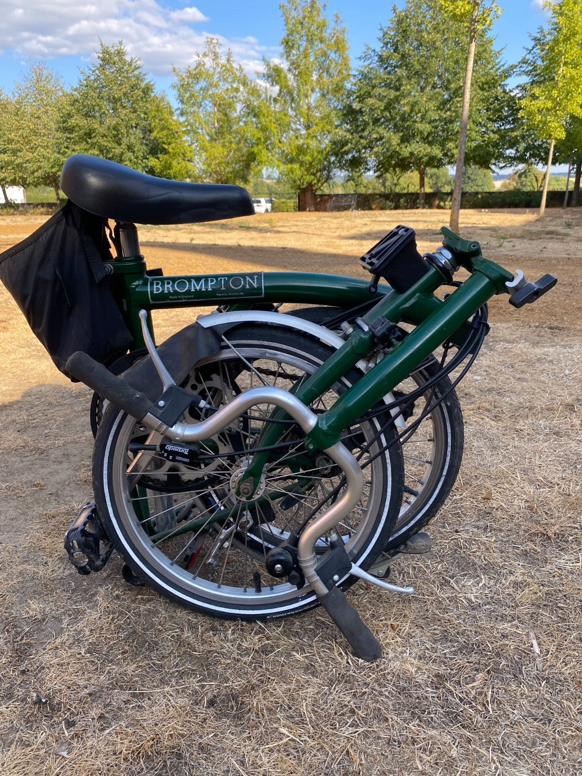 Brompton B75 16" Folding Bike - Green