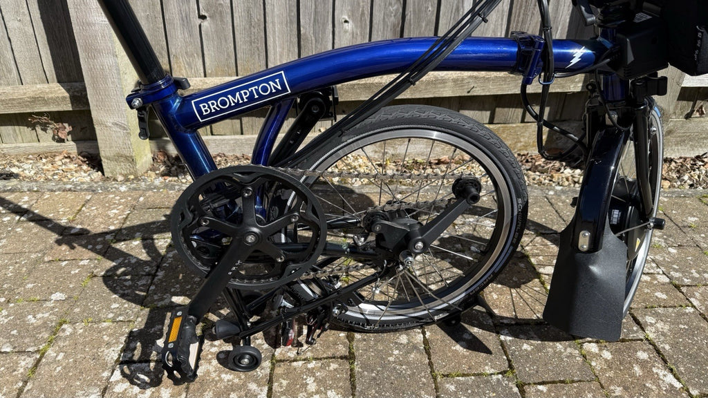 Brompton C Line M6L Bolt Blue e-Folding Bike - Excellent Condition