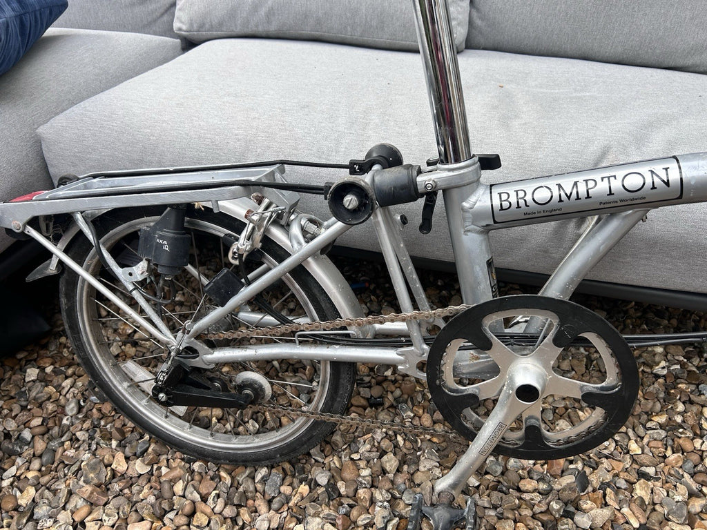 Brompton Vintage Bike Original Collectible silver 5 Speed